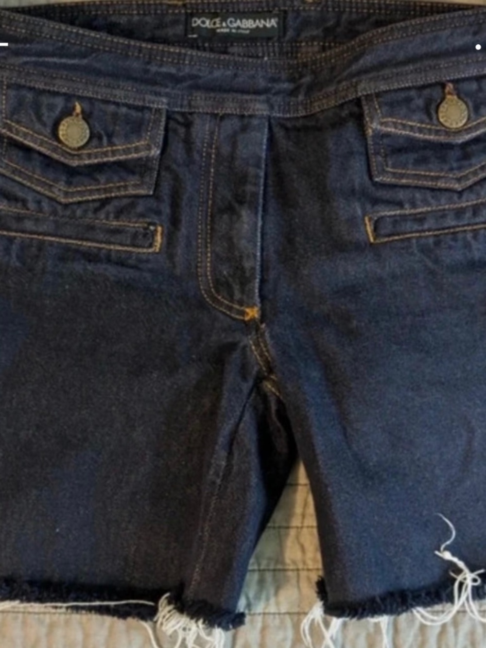 Dolce and Gabana Jean Shorts